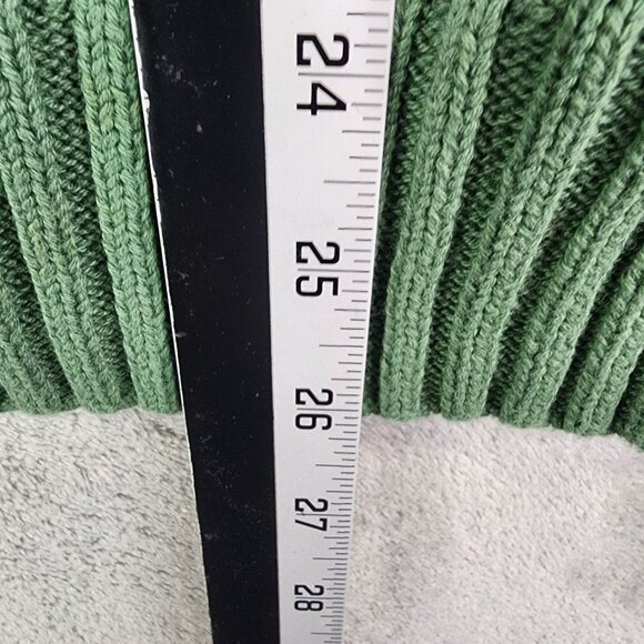 Mens Green Chaps Sweater Crew Neck Long Sleeve 100% Cotton Size XL - Picture 10 of 11